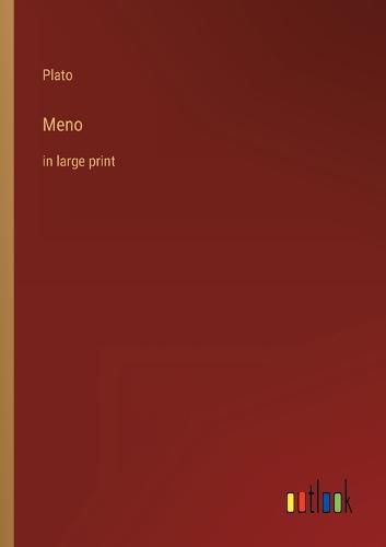 Cover image for Meno