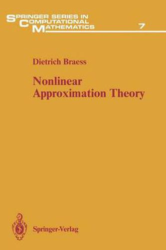 Cover image for Nonlinear Approximation Theory