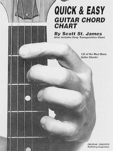 Cover image for Quick and Easy Guitar Chord Chart