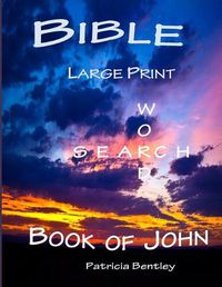 Cover image for Bible Large Print Word Search: Book of John