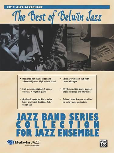 Cover image for Jazz Band Collection for Jazz Ensemble: 1st Alto Saxophone