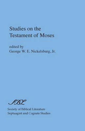 Cover image for Studies on the Testament of Moses