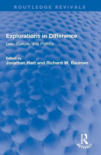 Cover image for Explorations in Difference