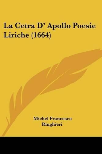 Cover image for La Cetra D' Apollo Poesie Liriche (1664)
