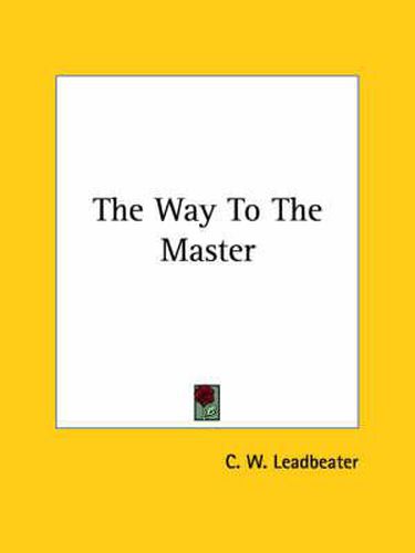 Cover image for The Way to the Master