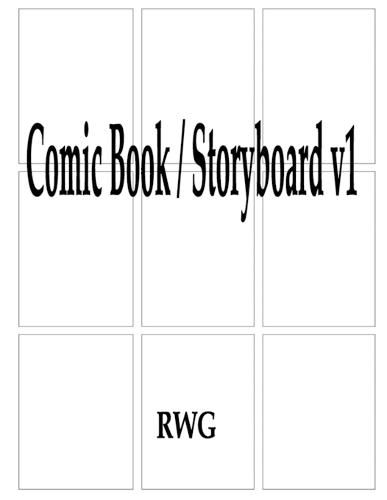 Cover image for Comic Book / Storyboard v1: 150 Pages 8.5 X 11