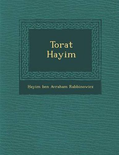 Cover image for Torat Hayim