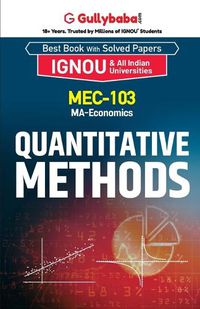 Cover image for MEC-103 Quantitative Methods