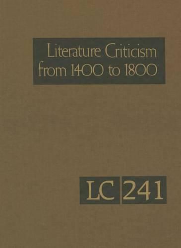 Cover image for Literature Criticism from 1400 to 1800