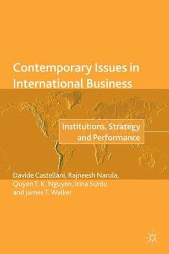 Contemporary Issues in International Business: Institutions, Strategy and Performance