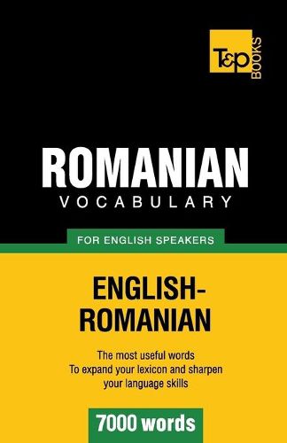 Cover image for Romanian vocabulary for English speakers - 7000 words