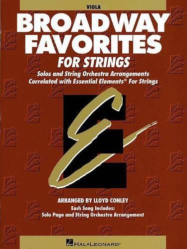 Cover image for Essential Elements Broadway Favorites for Strings