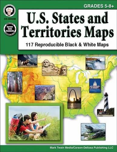 Cover image for U.S. States and Territories Maps, Grades 5 - 8