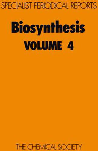 Cover image for Biosynthesis: Volume 4