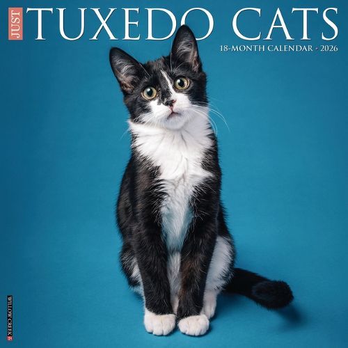 Cover image for Tuxedo Cats 2026 Wall Calendar