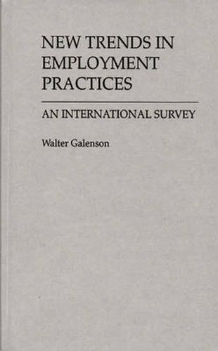 Cover image for New Trends in Employment Practices: An International Survey
