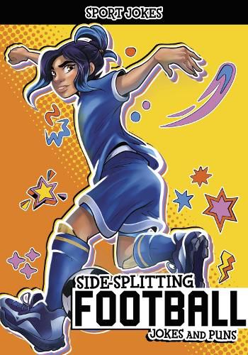 Cover image for Side-Splitting Football Jokes and Puns