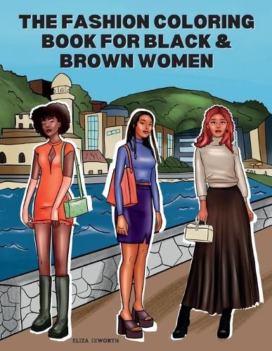 Cover image for The Fashion Coloring Book for Black & Brown Women