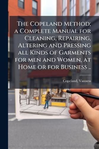 Cover image for The Copeland Method; a Complete Manual for Cleaning, Repairing, Altering and Pressing all Kinds of Garments for men and Women, at Home or for Business ..