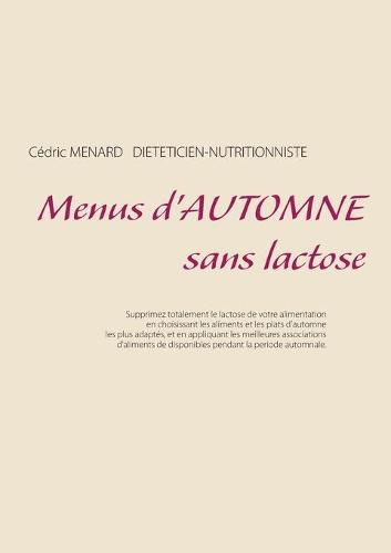 Menus d'automne sans lactose