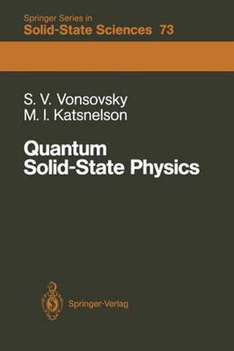Cover image for Quantum Solid-State Physics