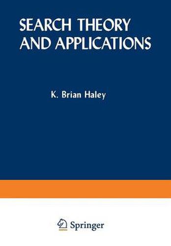 Cover image for Search Theory and Applications