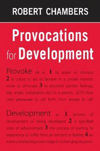 Cover image for Provocations for Development