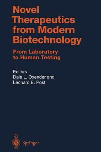 Cover image for Novel Therapeutics from Modern Biotechnology: From Laboratory to Human Testing