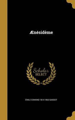 Cover image for Aenesideme