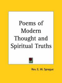 Cover image for Poems of Modern Thought