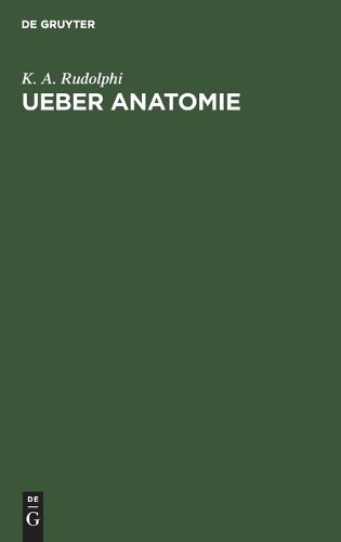 Cover image for Ueber Anatomie