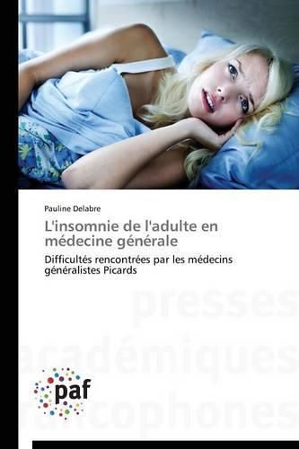 Cover image for L'Insomnie de l'Adulte En Medecine Generale