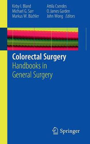 Colorectal Surgery: Handbooks in General Surgery