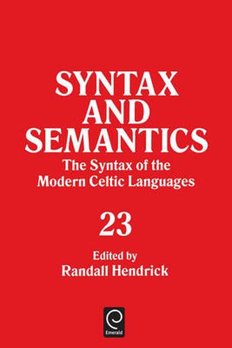 Cover image for The Syntax of the Modern Celtic Languages