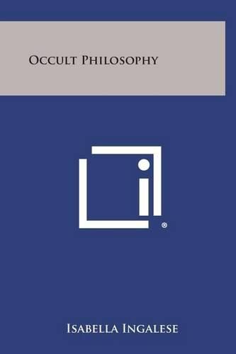 Cover image for Occult Philosophy