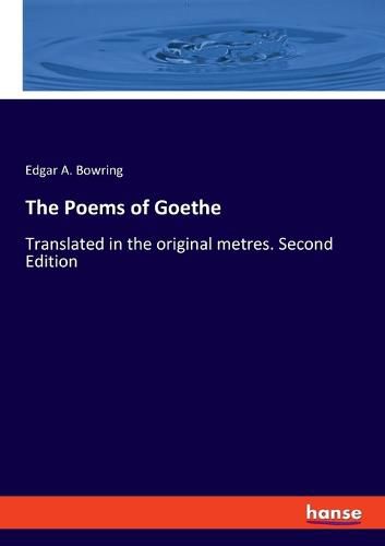 Cover image for The Poems of Goethe