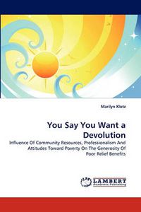 Cover image for You Say You Want a Devolution