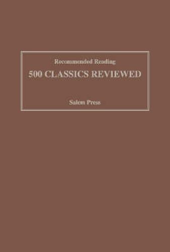 Cover image for Recommended Reading: 500 Classics Reviewed