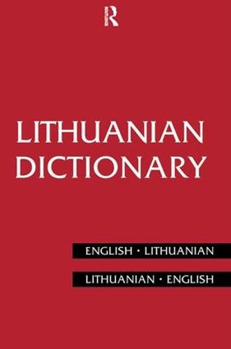 Cover image for Lithuanian Dictionary: Lithuanian-English, English-Lithuanian