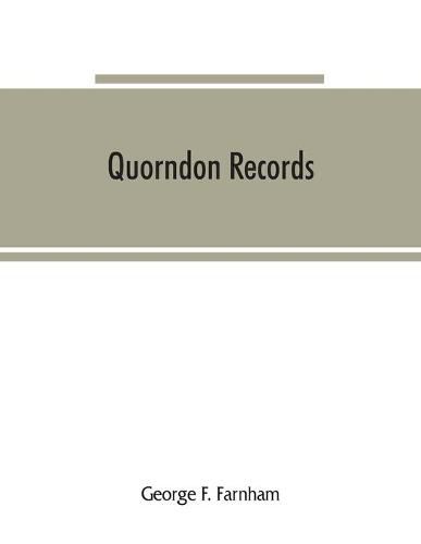 Cover image for Quorndon records