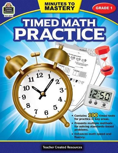 Cover image for Minutes to Mastery - Timed Math Practice Grade 1