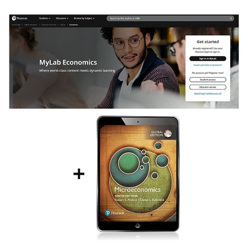 Cover image for Microeconomics, Global Edition -- MyLab Economics with Pearson eText