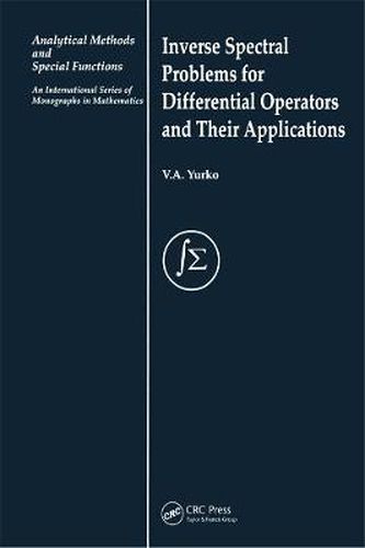 Cover image for Inverse Spectral Problems for Linear Differential Operators and Their Applications