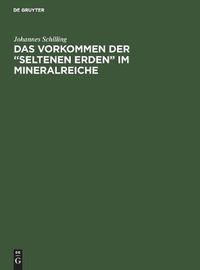 Cover image for Das Vorkommen Der  Seltenen Erden  Im Mineralreiche