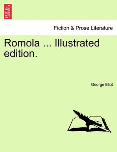 Cover image for Romola ... Illustrated edition.