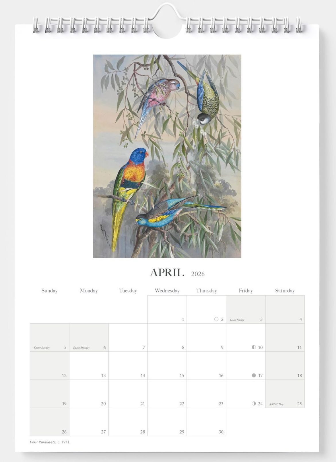 Ellis Rowan 2026 Wall Calendar