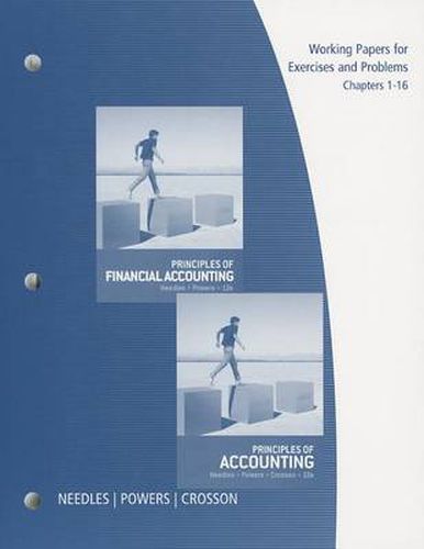 Cover image for Working Papers, Chapters 1-16 for Needles/Powers/Crosson's Principles  of Accounting and Principles of Financial Accounting, 12th