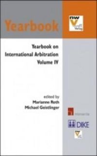 Cover image for Yearbook on International Arbitration