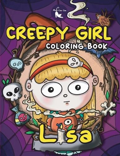 Cover image for Creepy Girl Lisa Coloring Book