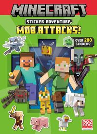 Cover image for Minecraft Sticker Adventure: Mob Attacks! (Minecraft)